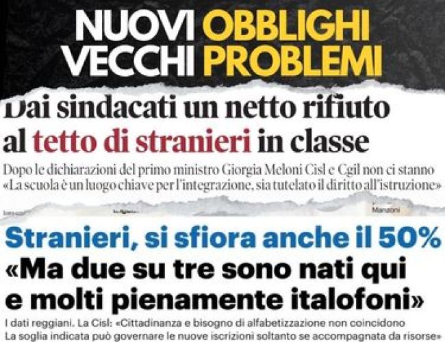 SCUOLA, “NON SI POSSONO SCARICARE SUL CPIA DEPOTENZIATO LE PROMESSE DEL GOVERNO”