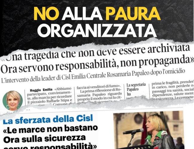 REGGIO NON HA BISOGNO DI PAURA ORGANIZZATA, MA LA CITTÀ RIFLETTA DAVVERO SULLA PAROLA SICUREZZA