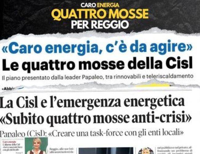 CRISI ENERGIA, “REGGIO DEVE AGIRE ORA,  ECCO QUATTRO MOSSE.  SPERARE NEL METEO NON È POLITICA INDUSTRIALE”