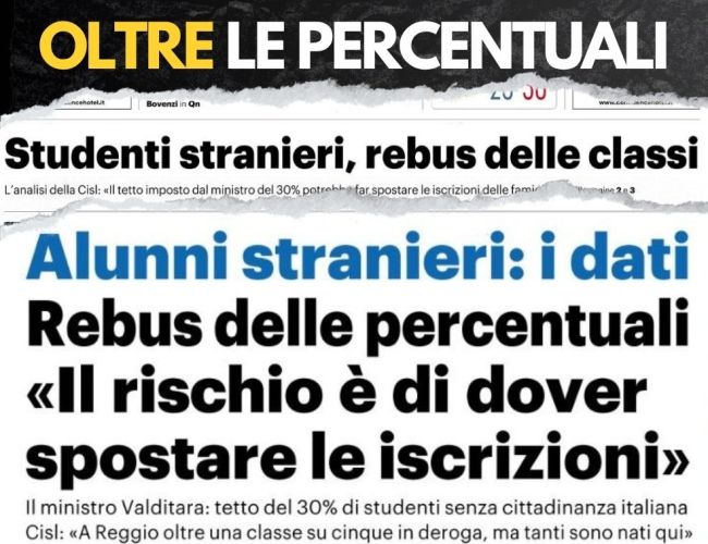 ALUNNI STRANIERI, A REGGIO IL TETTO DEL 30% DIVENTA UN GIOCO DI PRESTIGIO