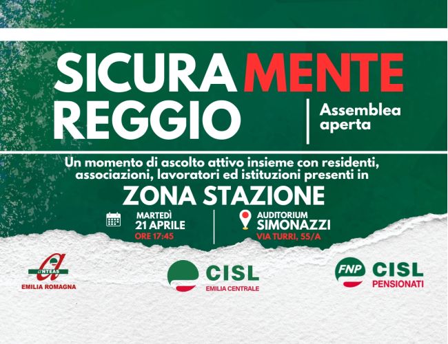 ASSEMBLEA APERTA “SICURAMENTE REGGIO”: SICUREZZA IN ZONA STAZIONE, SI PUO’ FARE