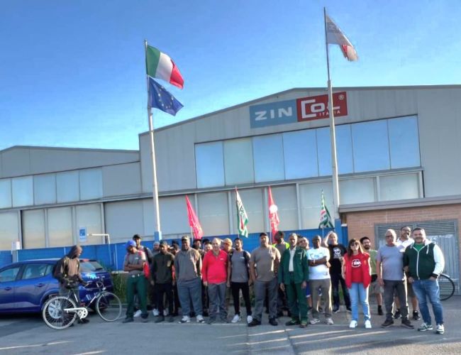 ANCORA 8 ORE DI SCIOPERO ALLA ZINCOL DI SAN FELICE SUL PANARO PER IL RINNOVO DEL CONTRATTO