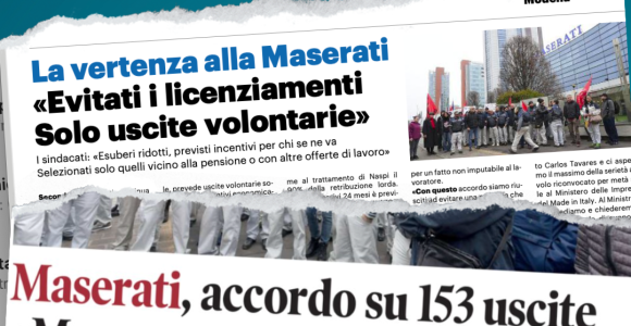 Maserati, accordo sulle uscite volontarie. I sindacati ora chiedono lo stop alle promesse vaghe