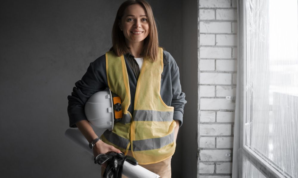 Woman at work