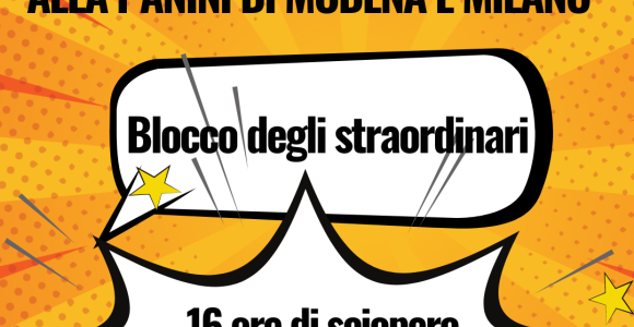 agitazione alla Panini Spa
